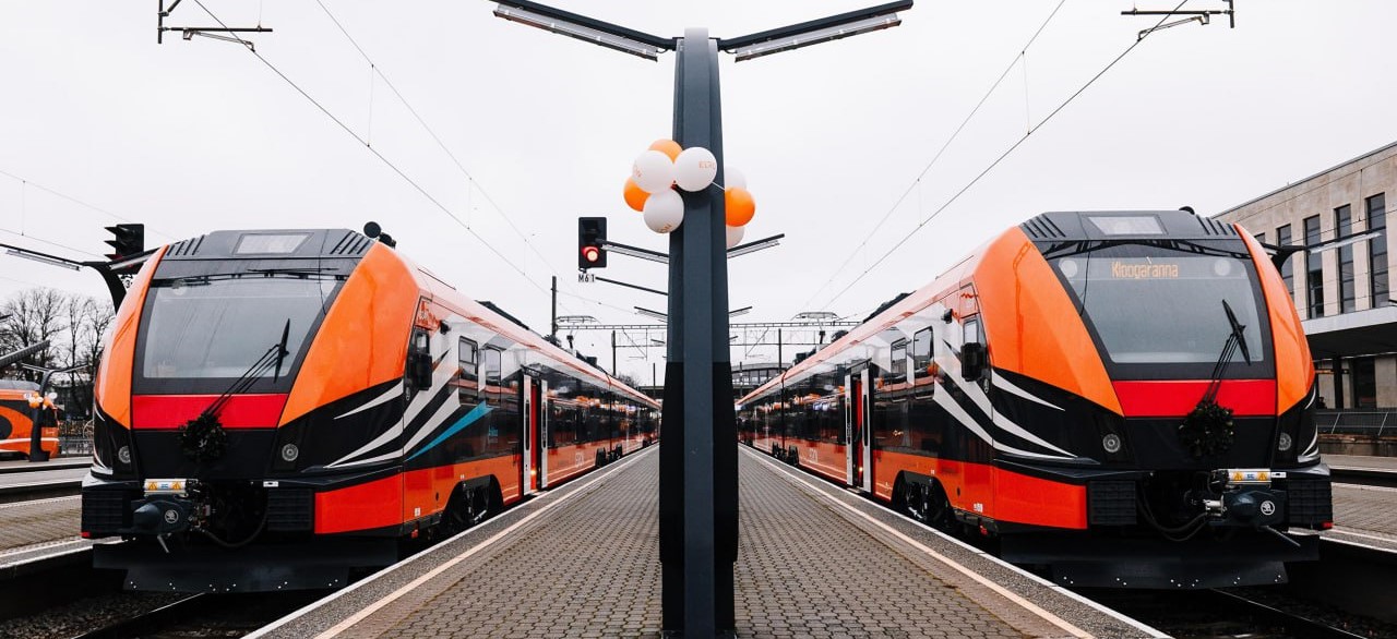 В Эстонии началась тестовая эксплуатация электропоездов Škoda