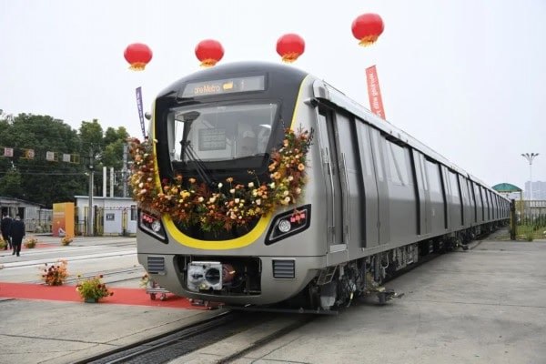 Первый беспилотный поезд CRRC поставлен в Бангалор