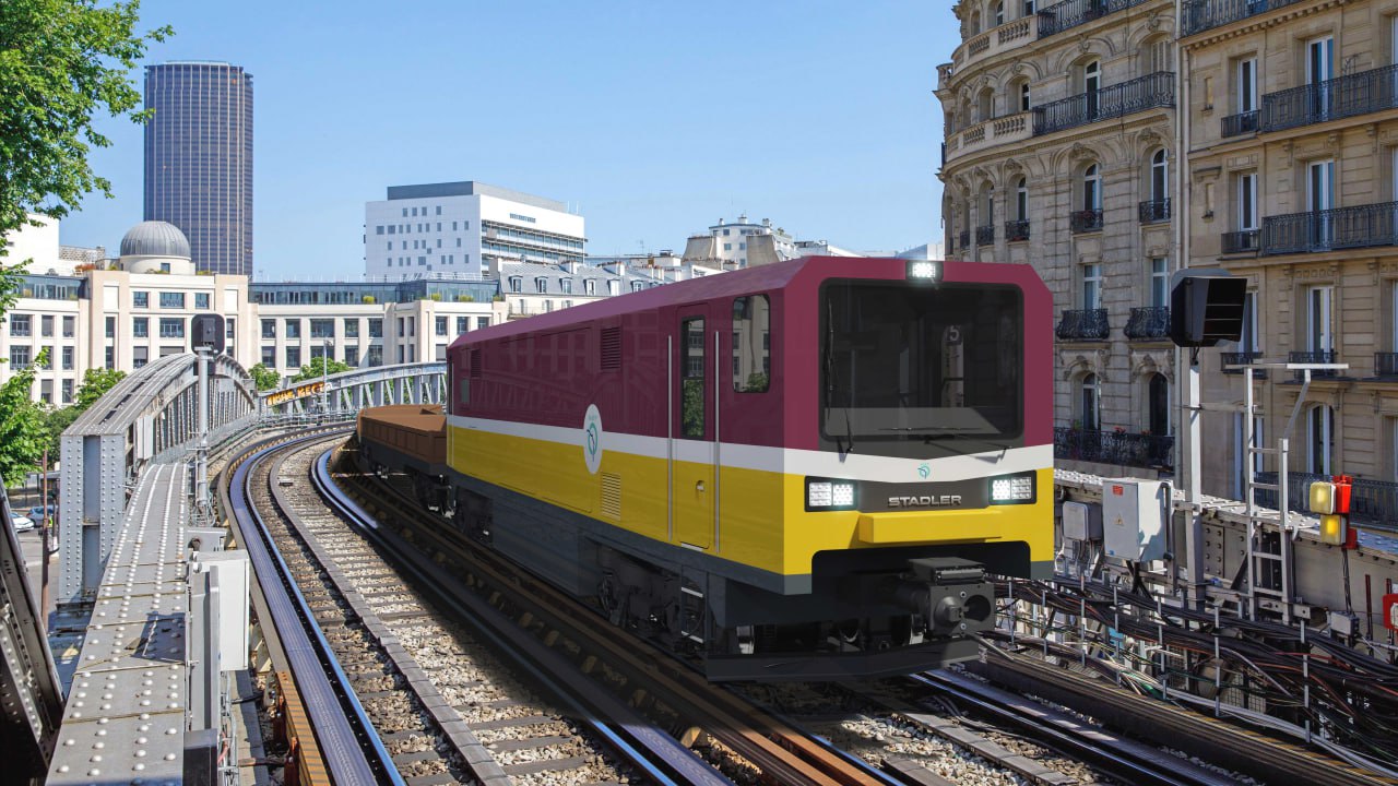 Stadler изготовит для Парижа 12 аккумуляторных локомотивов